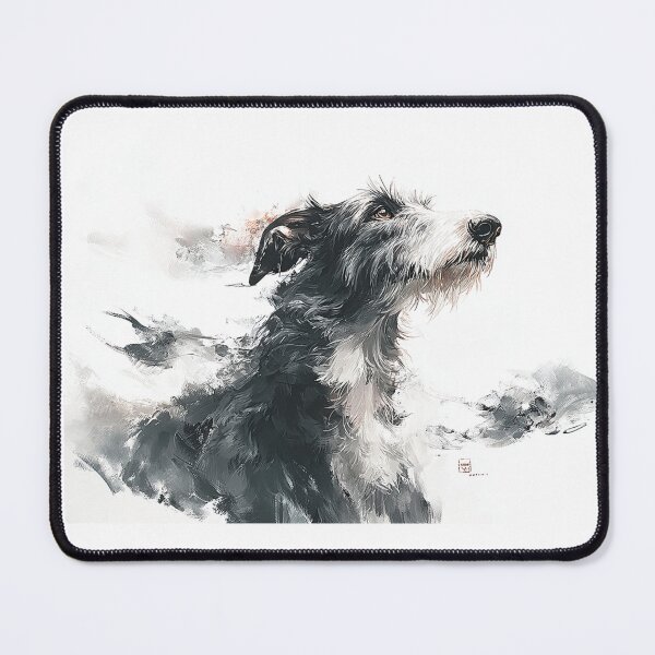 Item preview, Scottish deerhound as a Japanese print designed and sold by aghnadarragh.