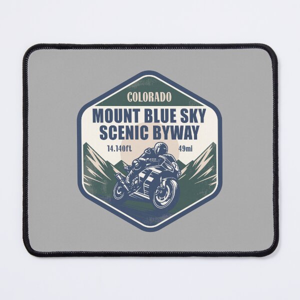 Item preview, Mount Blue Sky Scenic Byway Colorado Motorcycle Ride designed and sold by CynthiaGraphics.