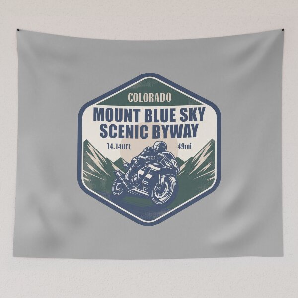 Item preview, Mount Blue Sky Scenic Byway Colorado Motorcycle Ride designed and sold by CynthiaGraphics.