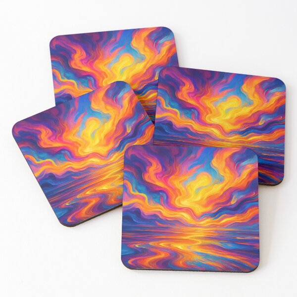 Item preview, Surreal flood of colors on the horizon designed and sold by Sigtrix.