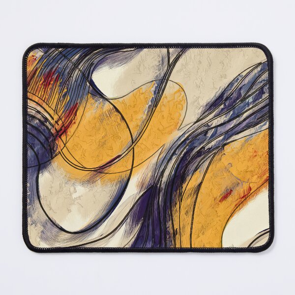 Item preview, Organic Waves Abstract Generative Art in Vibrant Colors designed and sold by Arjen Roos.