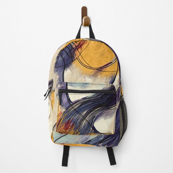 Item preview, Organic Waves Abstract Generative Art in Vibrant Colors designed and sold by Arjen Roos.