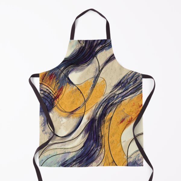 Item preview, Organic Waves Abstract Generative Art in Vibrant Colors designed and sold by Arjen Roos.