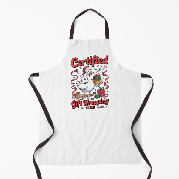 Item preview, Certified Gift Wrapping Club Funny Christmas Goose Design designed and sold by Betsytiptoe.