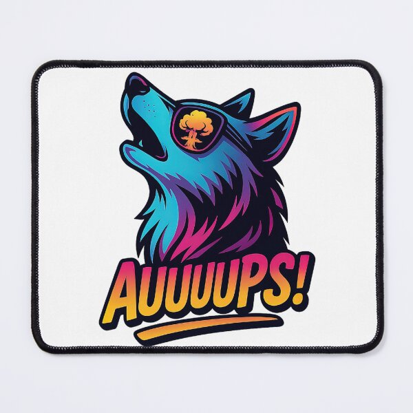 Item preview, AUUOOPS! Wolf Sunglasses | Rainbow Pop Explosion by VLF designed and sold by VitalLifeForce.
