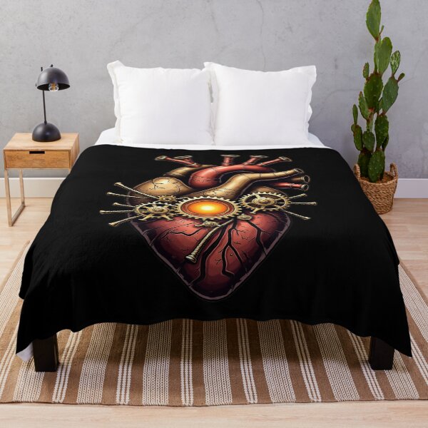Item preview, Steampunk Heart - Mechanical Heart with Gears & Retro Clockwork Design designed and sold by Hans-Design.