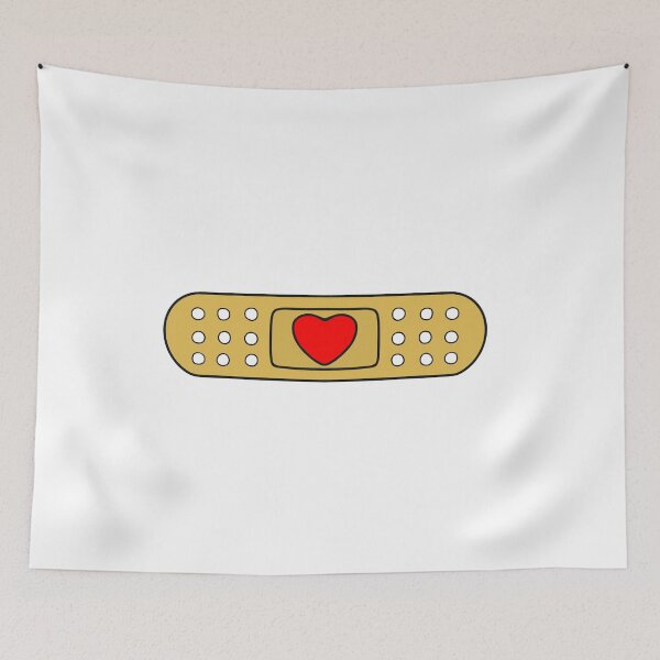 Item preview, Bandage With Red Heart designed and sold by Sartoris Art.