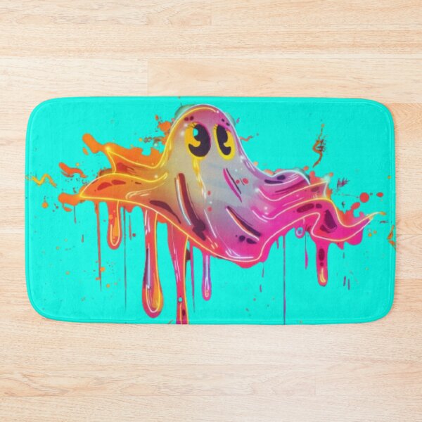Item preview, Colorful Neon Graffiti Ghost – Funny Spooky Halloween Art designed and sold by AlexLineArt.