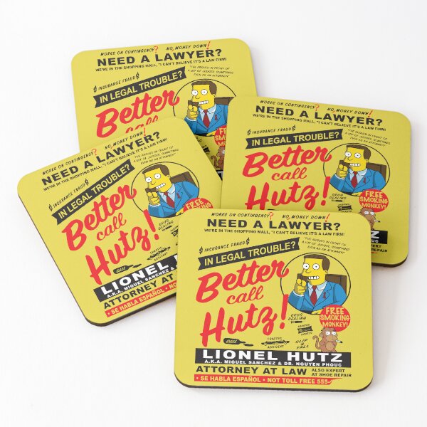 Item preview, Legal Trouble Better Call Hutz designed and sold by Alema Art.