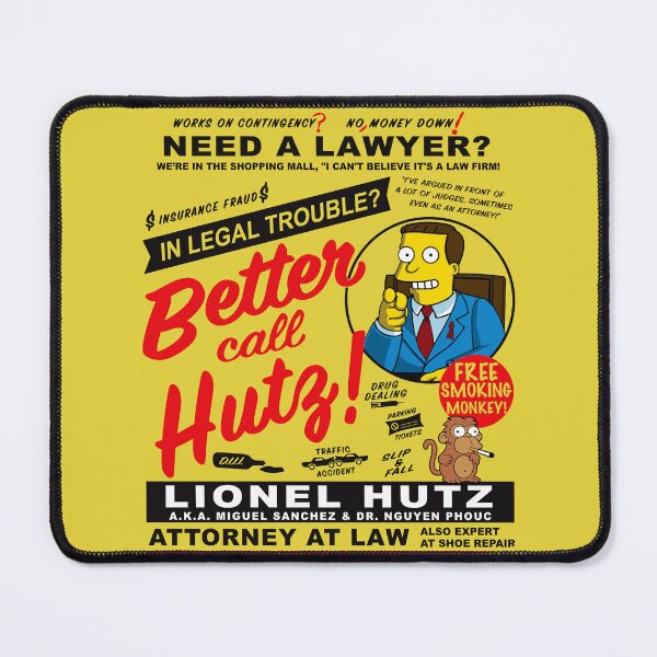 Item preview, Legal Trouble Better Call Hutz designed and sold by Alema Art.