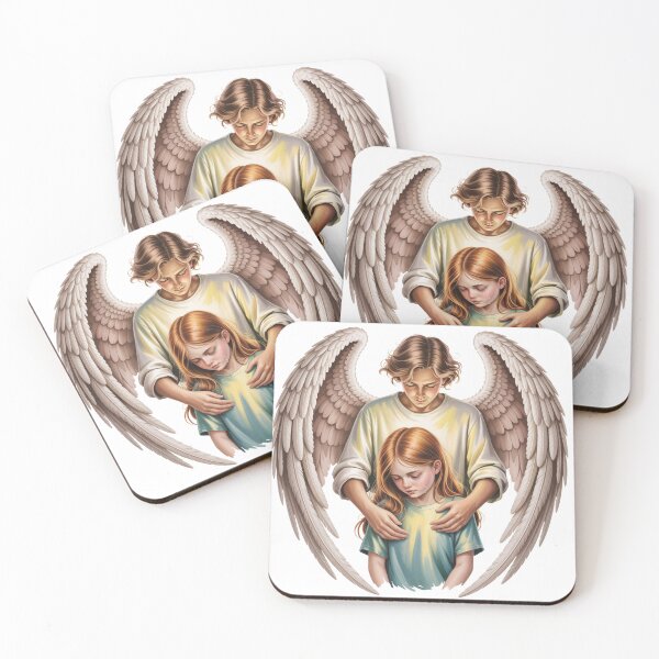 Item preview, Guardian Angel Embrace – You Are Never Alone designed and sold by AndrewYoko.