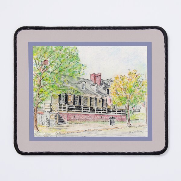 Item preview, Rising Sun Tavern - watercolor and pen designed and sold by Annie Mason Art.
