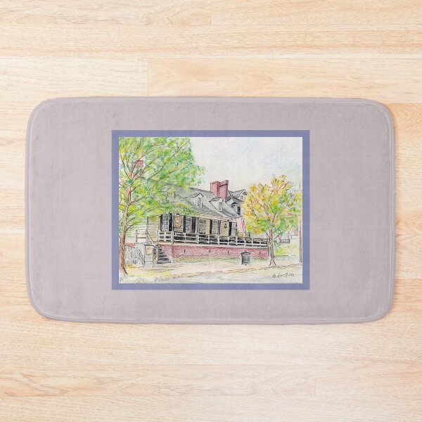 Item preview, Rising Sun Tavern - watercolor and pen designed and sold by Annie Mason Art.