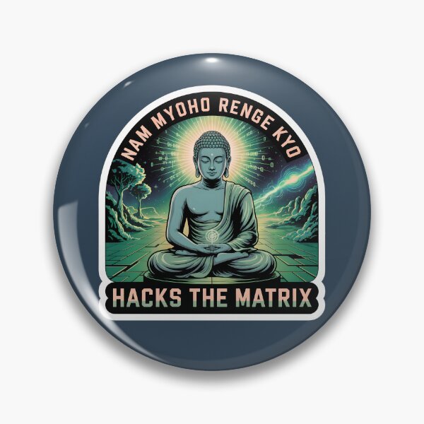 Item preview, Buddha Hacking the Matrix Spiritual Artwork designed and sold by WatchesAndMore.