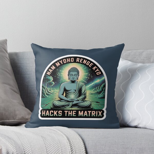 Item preview, Buddha Hacking the Matrix Spiritual Artwork designed and sold by WatchesAndMore.