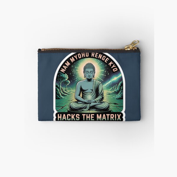 Item preview, Buddha Hacking the Matrix Spiritual Artwork designed and sold by WatchesAndMore.