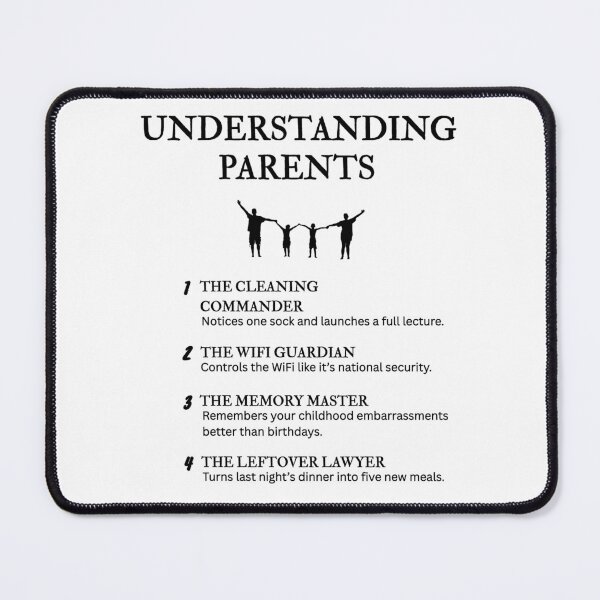 Item preview, Understanding Parents – Funny Parenting Humor designed and sold by PsyFlow35.
