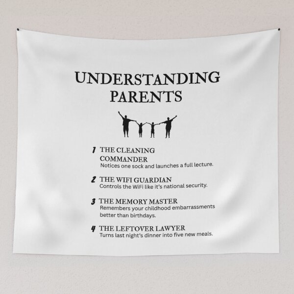 Item preview, Understanding Parents – Funny Parenting Humor designed and sold by PsyFlow35.