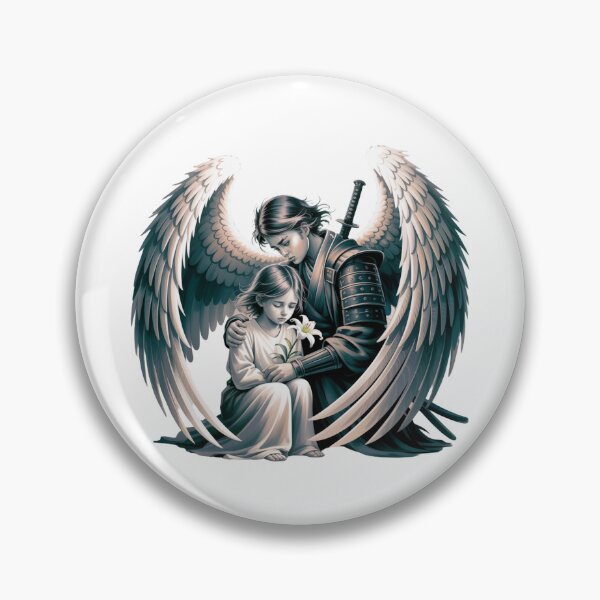 Item preview, Samurai Angel Guardian – You Are Never Alone designed and sold by AndrewYoko.