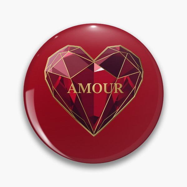 Item preview, Geometric Crystal Heart Luxury | Amour Emblem designed and sold by Polariszero.
