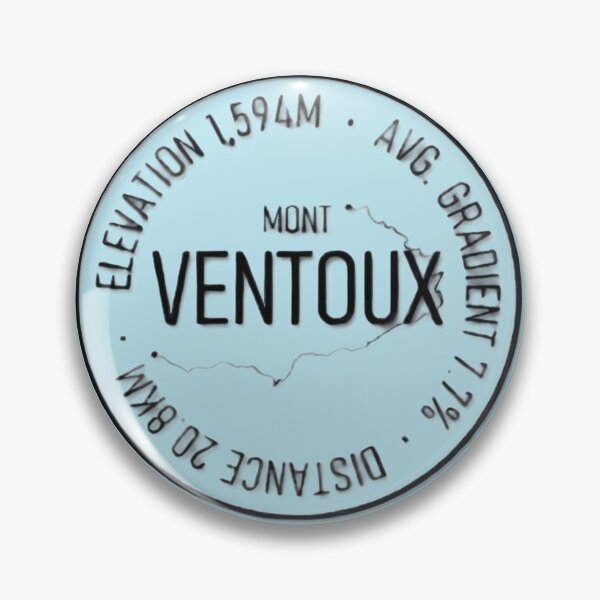 Aperçu de l'œuvre Statistiques et itinéraire cyclistes du Mont Ventoux | Édition limitée créée et vendue par ToddYeager.