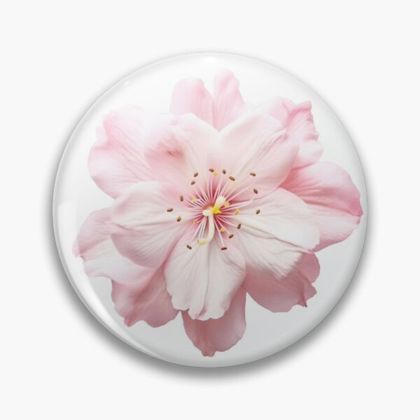 Item preview, pink cherry blossom flower sticker designed and sold by inainart.