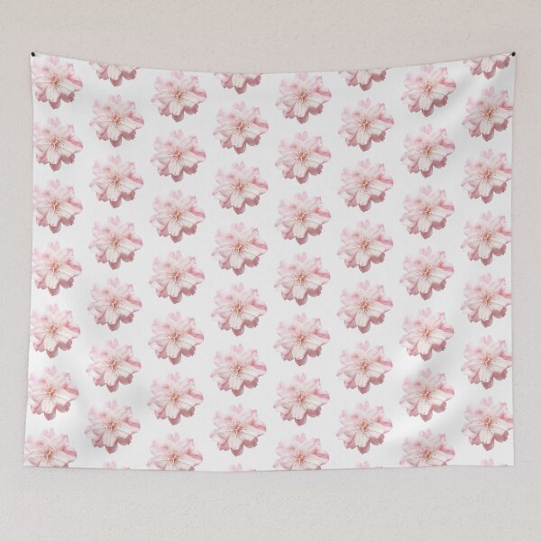 Item preview, pink cherry blossom flower sticker designed and sold by inainart.