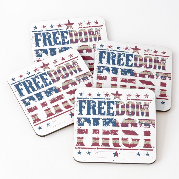 Item preview, Freedom First | Distressed American Flag Patriotic Vintage Design designed and sold by Lunaria Arts.