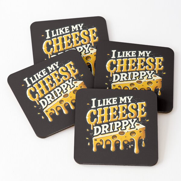 Item preview, I like My Cheese Drippy, Funny Meme Cheese Lover designed and sold by Logiamerch.