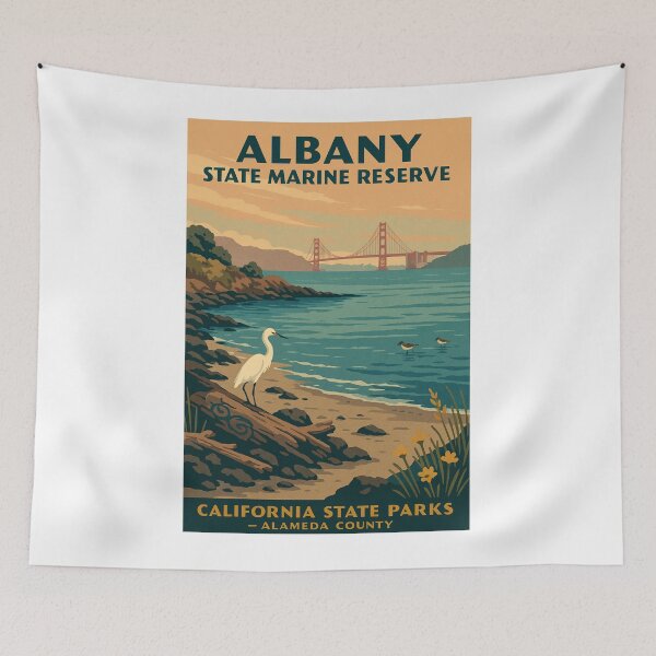 Item preview, Albany State Marine Reserve California designed and sold by DeBenedetto Digital Designs.