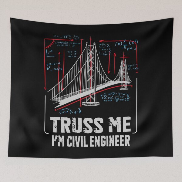 Item preview, Civil Engineer Bridge Calculus Scheme   designed and sold by odfishws14.