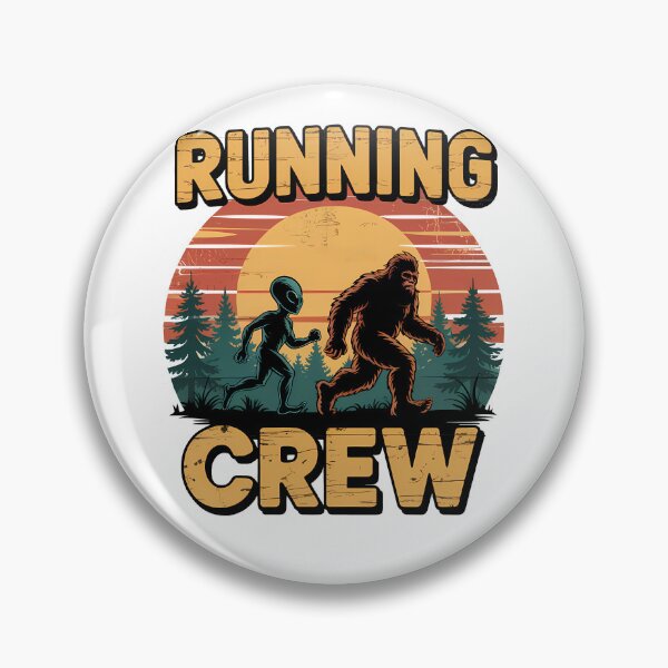 Item preview, The Running Crew – Alien and Bigfoot Running Graphic designed and sold by JoeZigns81.