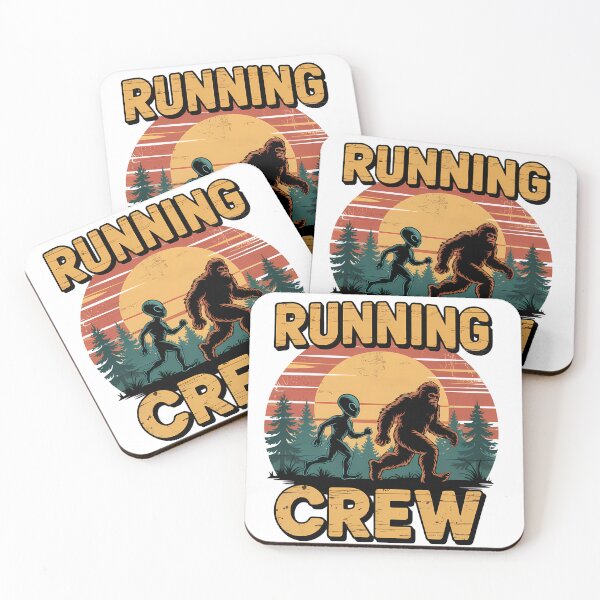Item preview, The Running Crew – Alien and Bigfoot Running Graphic designed and sold by JoeZigns81.