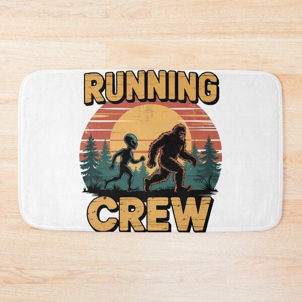 Item preview, The Running Crew – Alien and Bigfoot Running Graphic designed and sold by JoeZigns81.