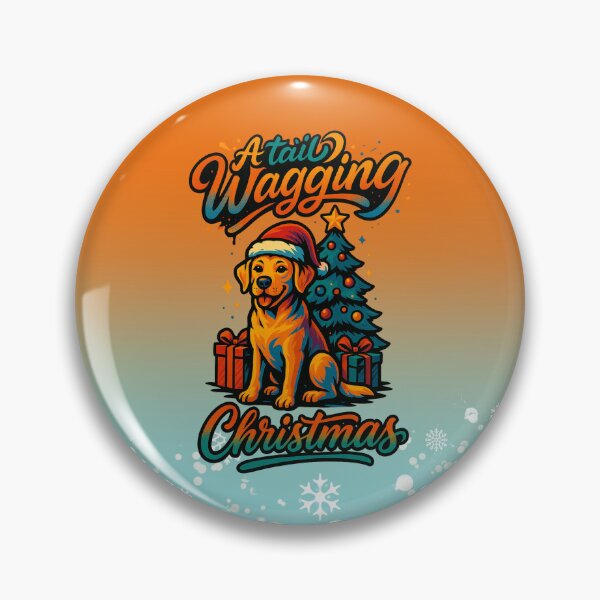 Item preview, A Tail Wagging Christmas | Dog Christmas designed and sold by skkyfaithArtz.