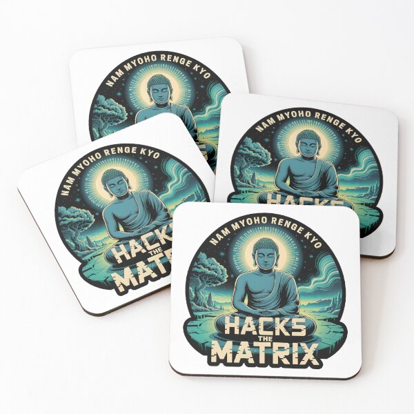 Item preview, Cyber Enlightenment Buddha Hacks the Matrix designed and sold by WatchesAndMore.