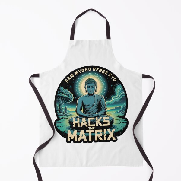 Item preview, Cyber Enlightenment Buddha Hacks the Matrix designed and sold by WatchesAndMore.