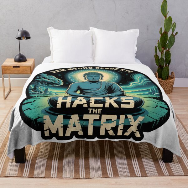 Item preview, Cyber Enlightenment Buddha Hacks the Matrix designed and sold by WatchesAndMore.