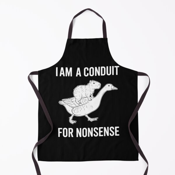 Item preview, Duck ride capybara I am a conduit for nonsense designed and sold by My Kozy Shoppe.