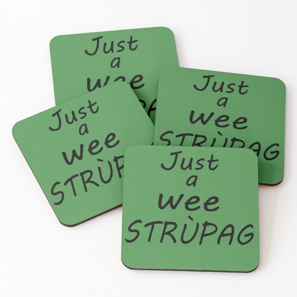 Item preview, Just a wee strùpag Scottish gaelic phrase mug Highland Green designed and sold by GaelicEveryDay.