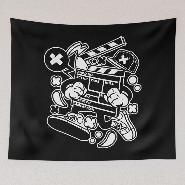 Item preview, Clapperboard Cartoon Character - Funny illustration - who doesn't love playing clapper designed and sold by odfishws14.