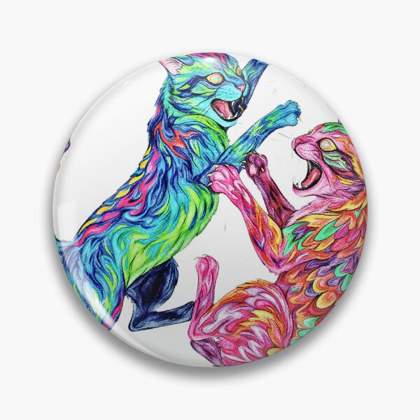 Item preview, Vivid Cats in Combat designed and sold by Hen-C-Art.