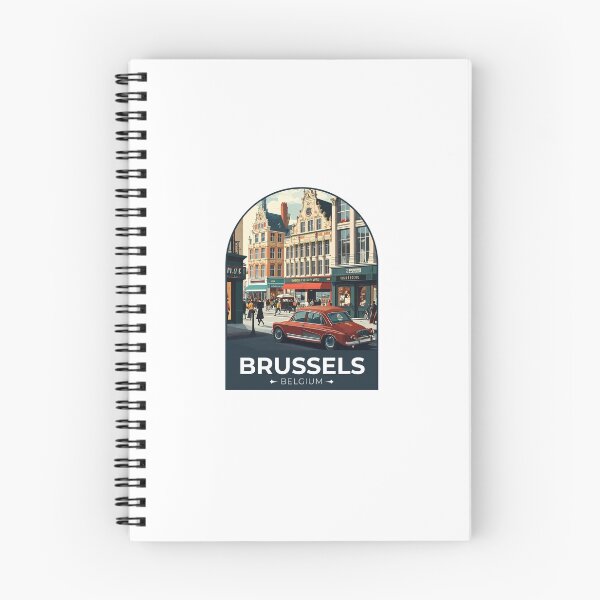 Item preview, Brussels Belgium Sticker designed and sold by TulipaGraphics.