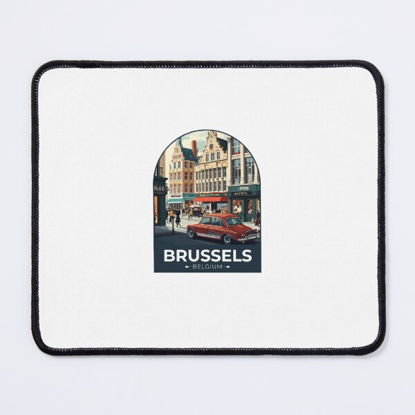 Item preview, Brussels Belgium Sticker designed and sold by TulipaGraphics.
