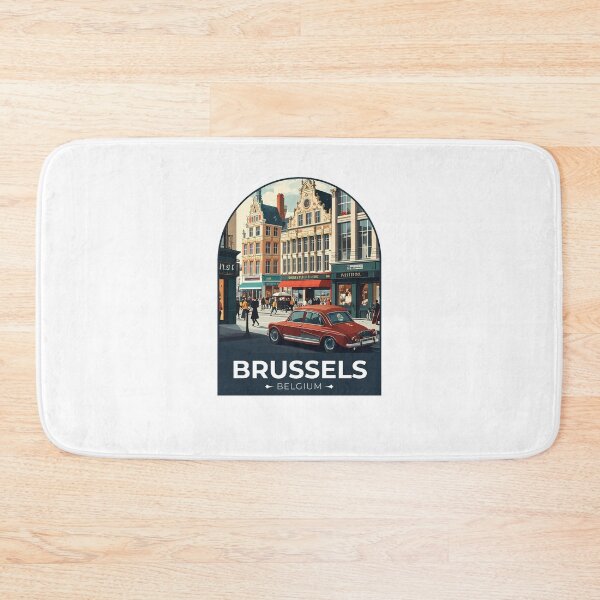 Item preview, Brussels Belgium Sticker designed and sold by TulipaGraphics.