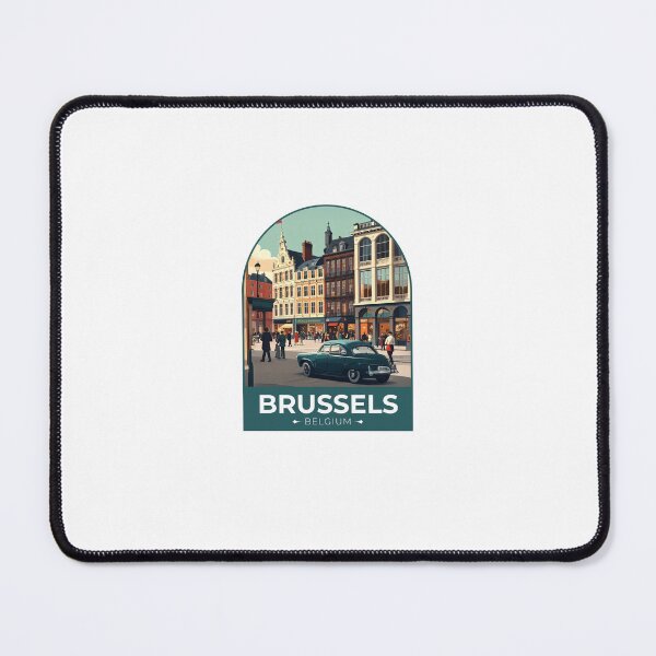 Item preview, Brussels Belgium Sticker designed and sold by TulipaGraphics.