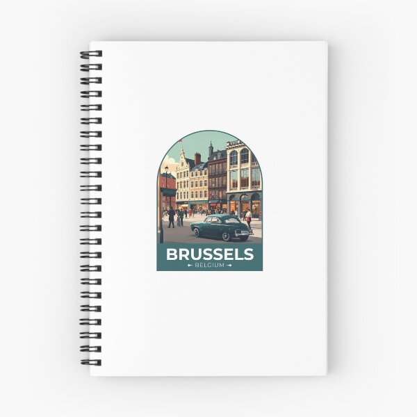 Item preview, Brussels Belgium Sticker designed and sold by TulipaGraphics.