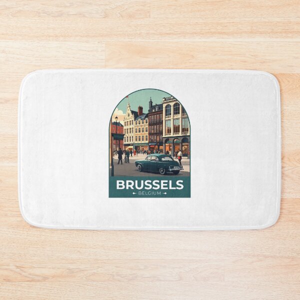 Item preview, Brussels Belgium Sticker designed and sold by TulipaGraphics.