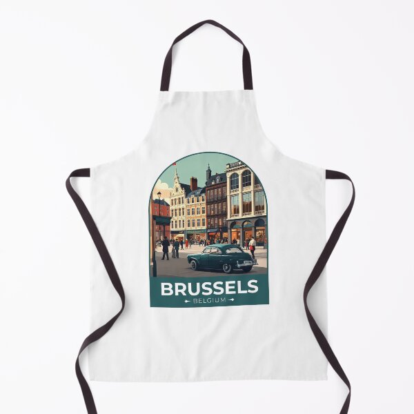 Item preview, Brussels Belgium Sticker designed and sold by TulipaGraphics.