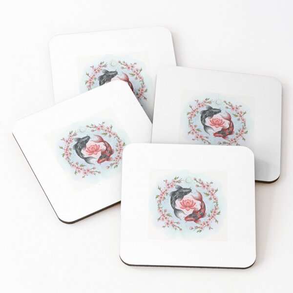 Item preview, "Zen Koi & Cherry Blossom Harmony  designed and sold by NoviraAura12.
